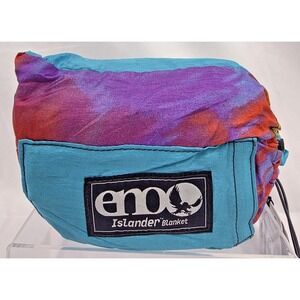 ENO Eagles Nest Islander Nylon Blanket w 4 Stakes Tie Dye Camping Festival Beach